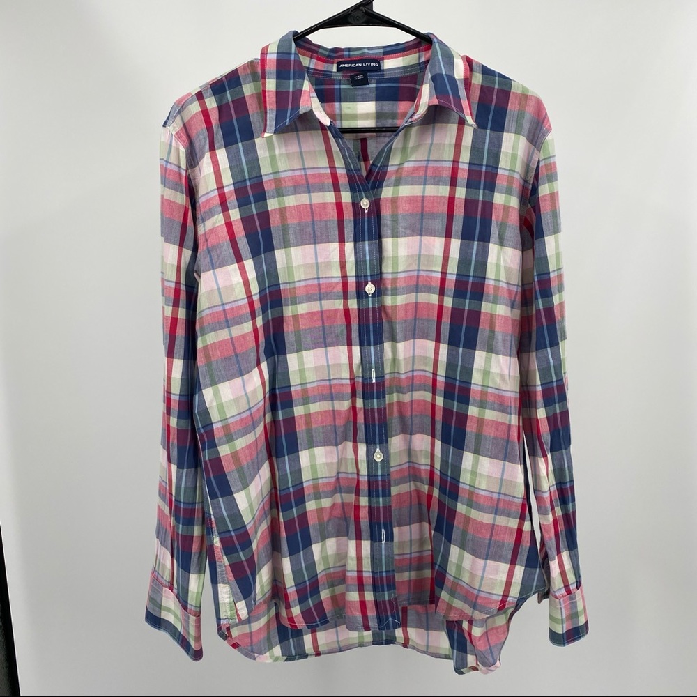 American Living Button Down Blouse